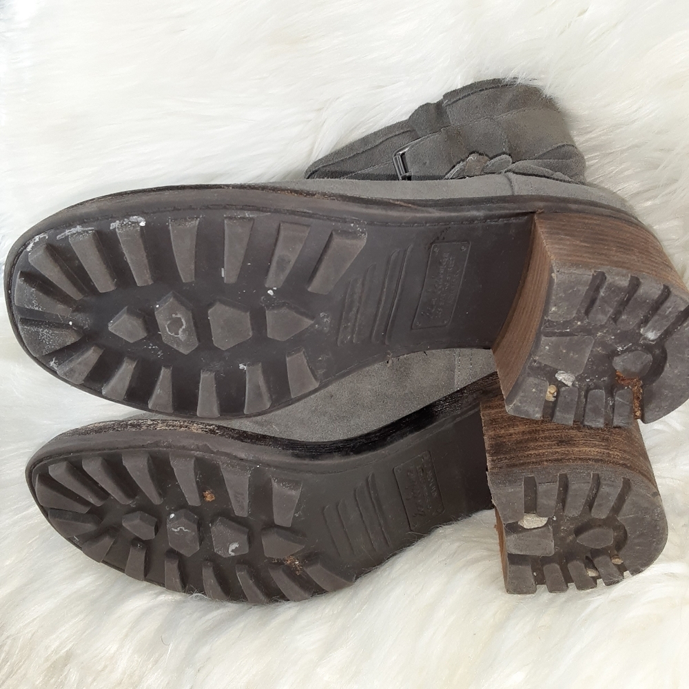 Sam Edelman Gray Suede Boots - Picture 3 of 8